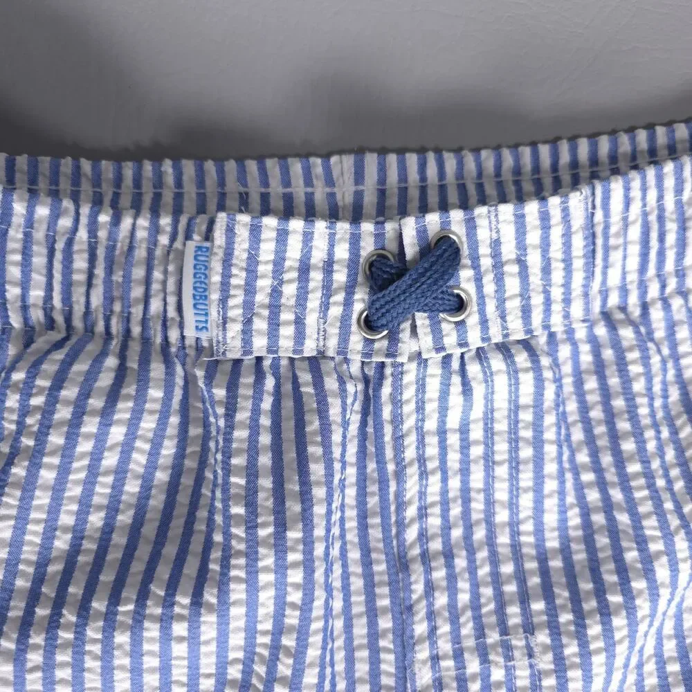 RUGGEDBUTTS Boys Swim Trunks 10 Lot 2 Quick Dry‎ Colorblock Stripe Beach Shorts